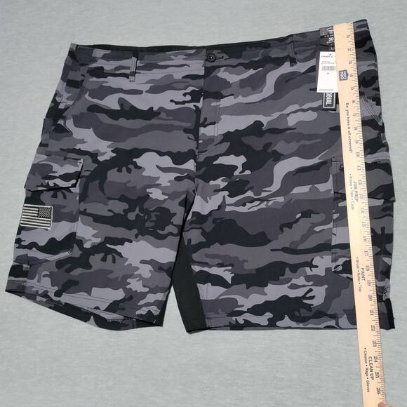 O'Neill GI Jack Traveler Hyper Freak Hybrid Ripstop Shorts Men 50 Black Camo NEW - Picture 9 of 16